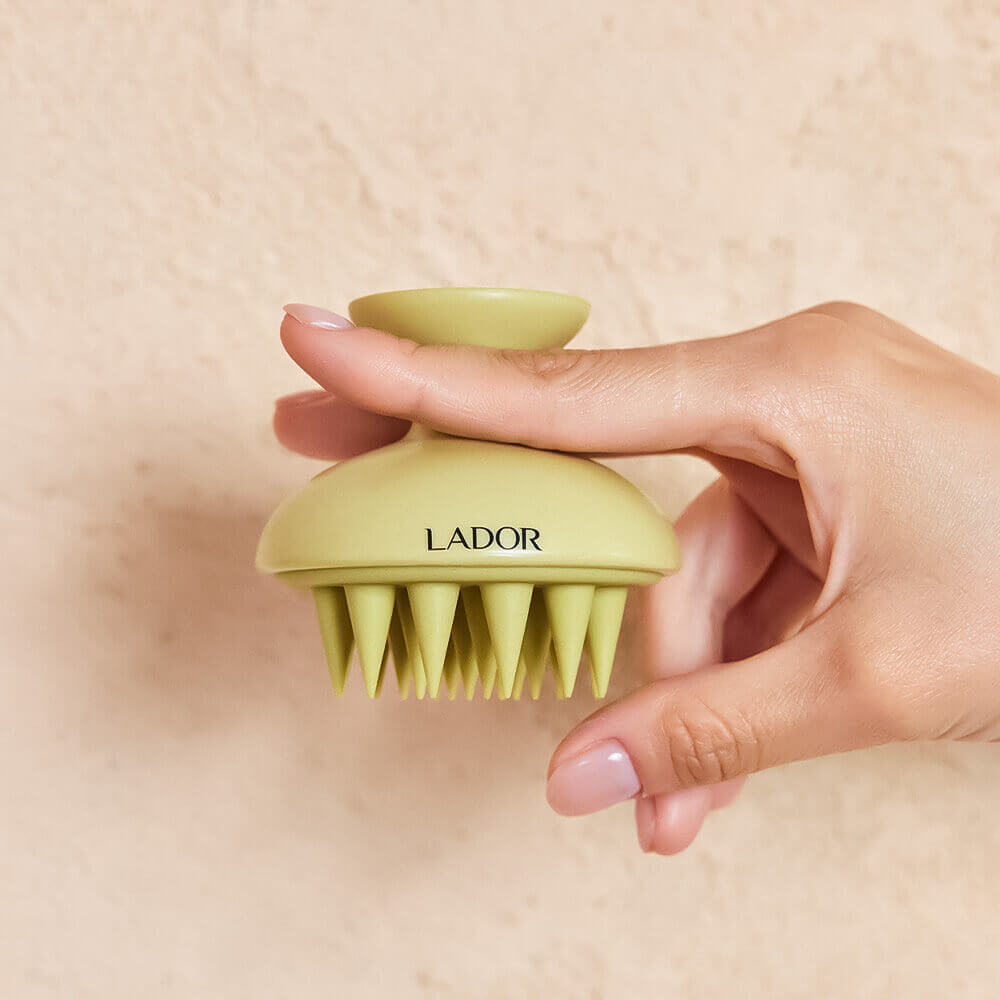 LADOR Массажная щётка для головы Scalp Massager Brown, 1 шт