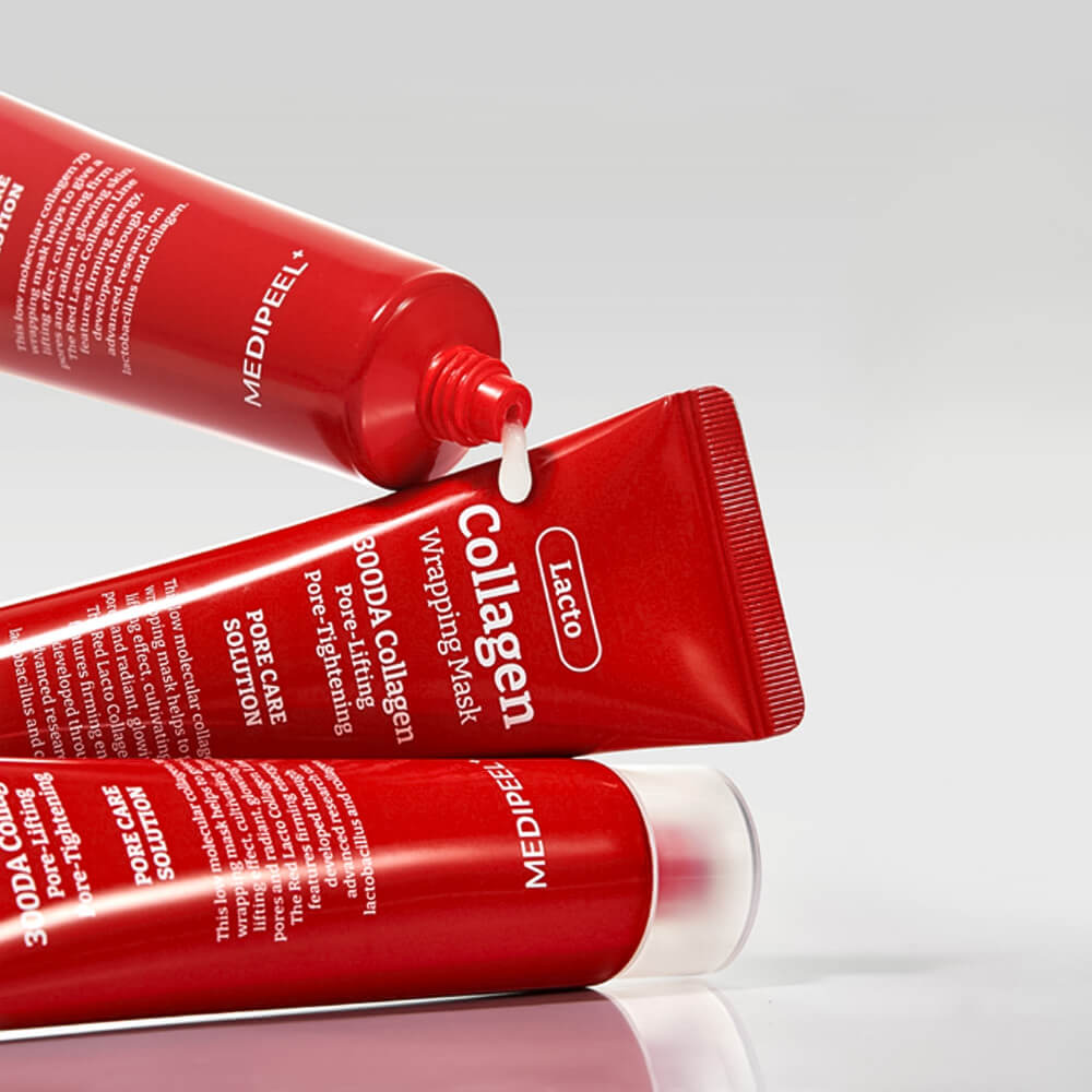 MEDIPEEL Маска-плёнка для сужения пор Red Lacto Collagen, 70 мл