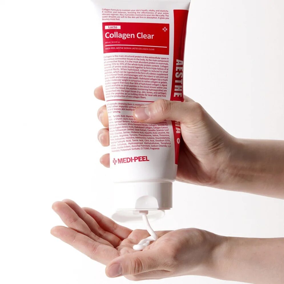 MEDIPEEL Пенка для умывания Lacto Collagen Clear 2.0, 120 мл
