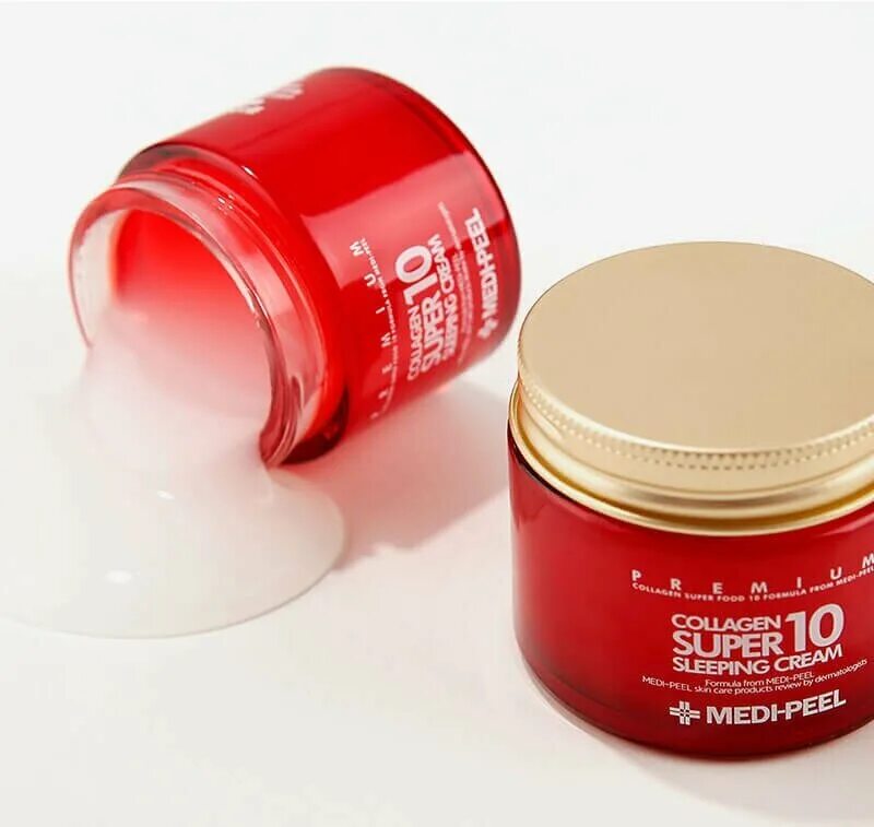 MEDIPEEL Омолаживающий ночной крем для лица Collagen Super 10, 70 мл