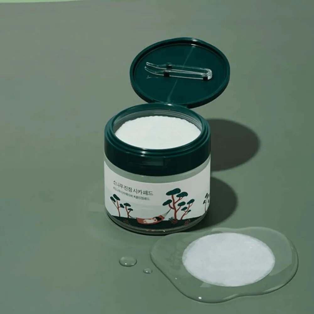 ROUND LAB Противовоспалительные пэды Pine Calming Cica Pad, 50 шт