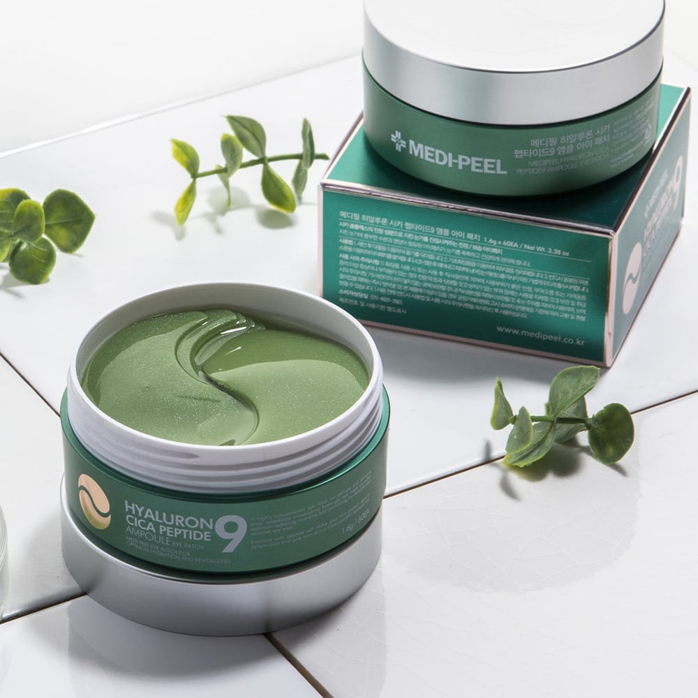 MEDIPEEL Успокаивающие гидрогелевые патчи Hyaluron Cica Peptide 9, 60 шт