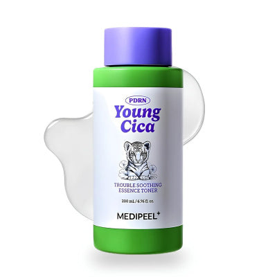 MEDIPEEL Успокаивающий тонер-эссенция Young Cica PDRN Trouble Soothing, 200 мл