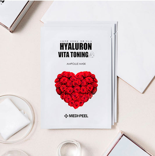 MEDIPEEL Витаминная тонизирующая маска Hyaluron Vita Toning, 1 шт