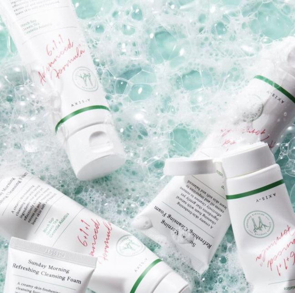 Увлажняющая пенка для умывания AXIS-Y Sunday Morning Refreshing Cleansing Foam, 120 мл