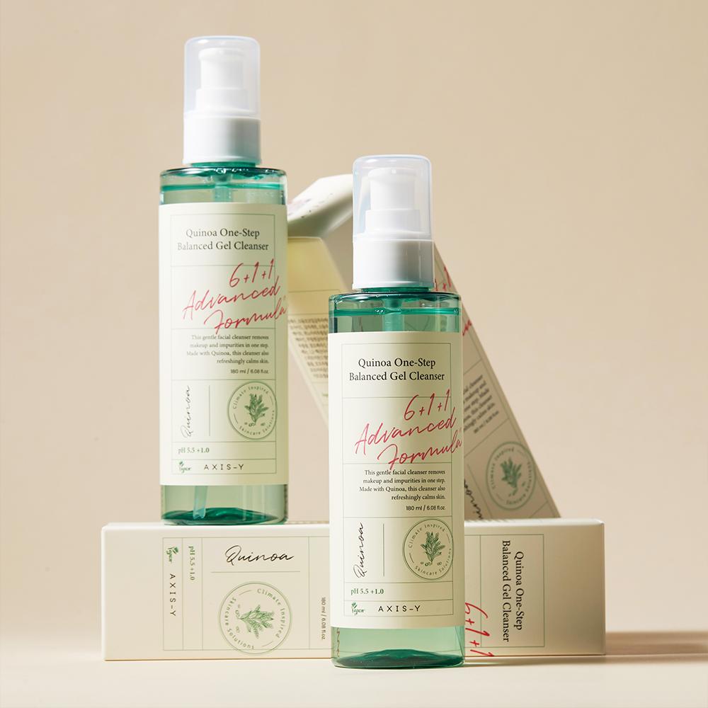 Универсальный очищающий гель с киноа AXIS-Y Quinoa One Step Balanced Gel Cleanser, 180 мл