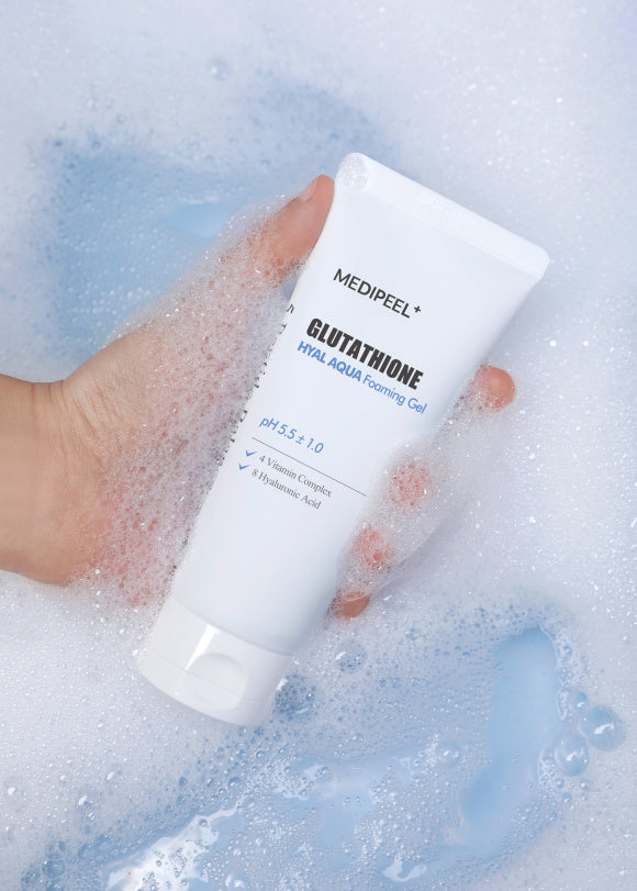 MEDIPEEL Очищающий гель Glutathione Hyal Aqua, 150 мл