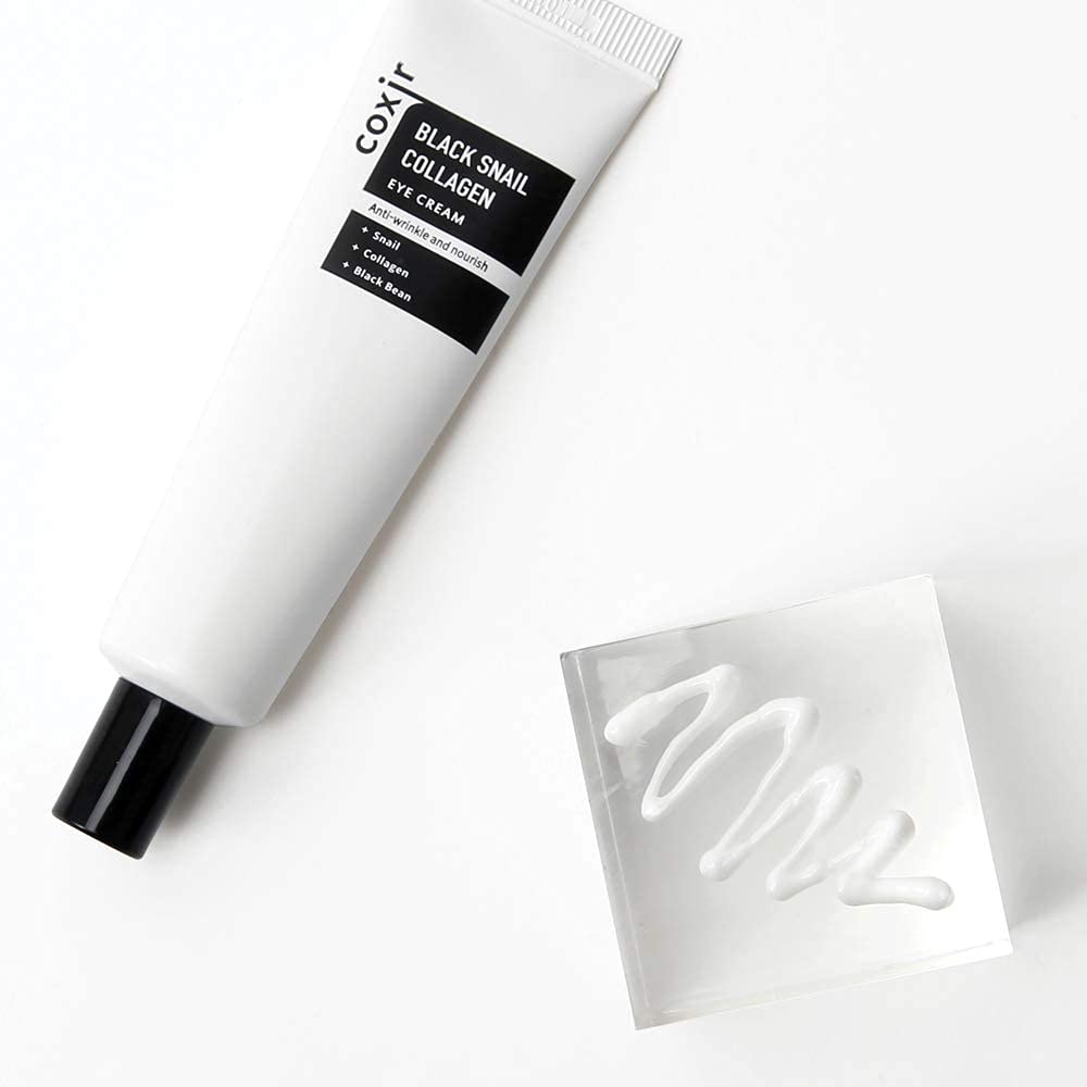 Coxir Антивозрастной крем для век Black Snail Collagen, 30 мл