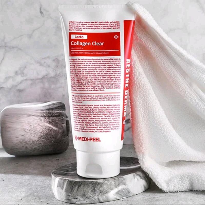 MEDIPEEL Пенка для умывания Lacto Collagen Clear 2.0, 300 мл