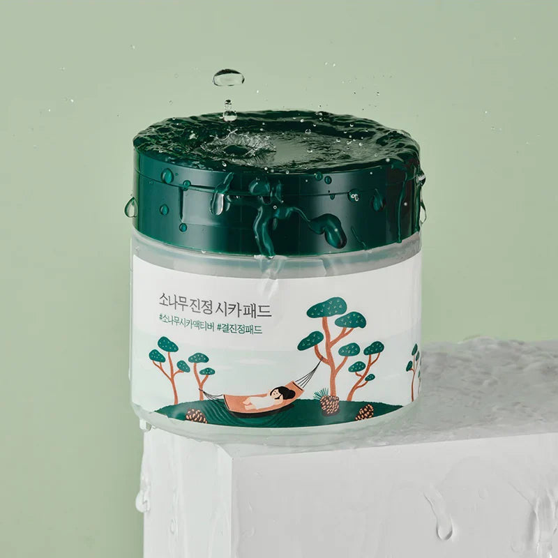 ROUND LAB Противовоспалительные пэды Pine Calming Cica Pad, 50 шт