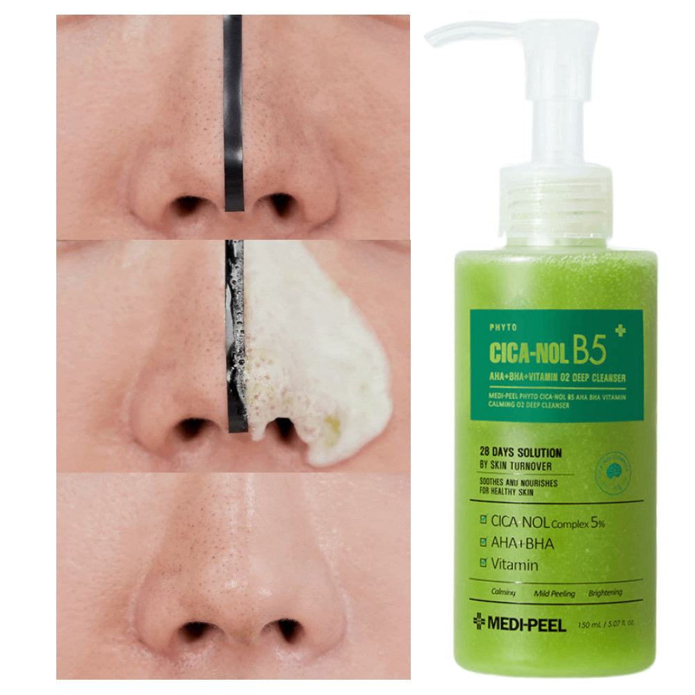 MEDIPEEL Очищающая гель-пенка Phyto Cica-Nol B5, 150 мл