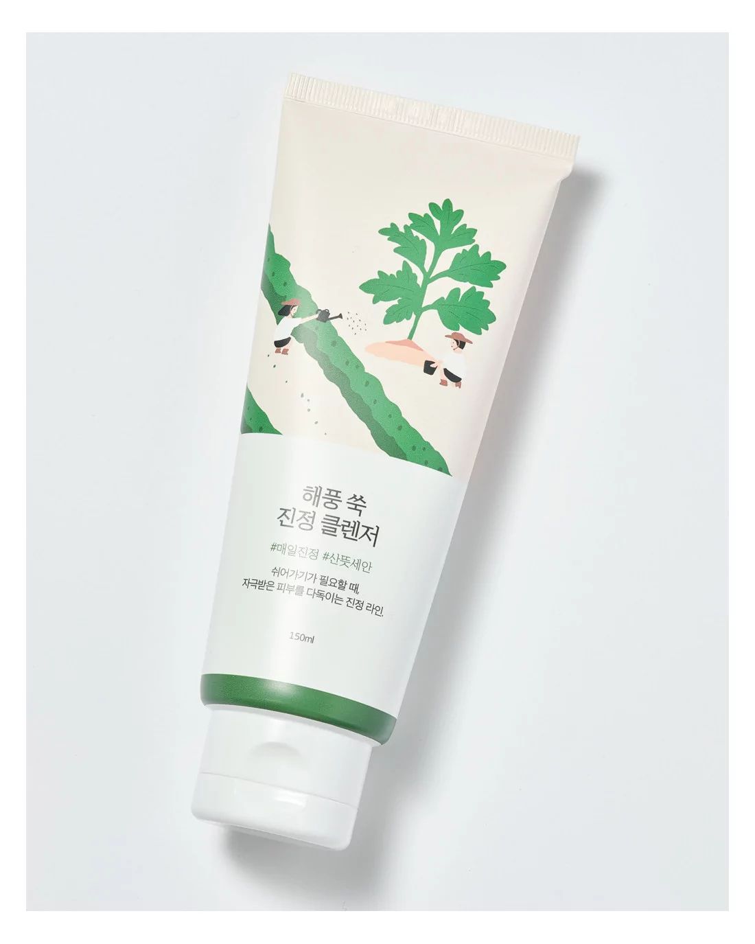 ROUND LAB Пенка для умывания Mugwort, 150 мл