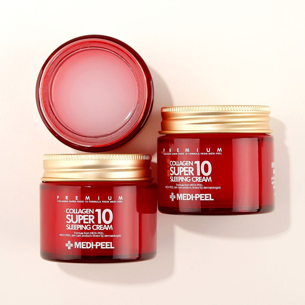 MEDIPEEL Омолаживающий ночной крем для лица Collagen Super 10, 70 мл