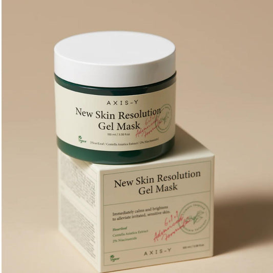 Успокаивающая гелевая маска с хауттюйнией AXIS-Y New Skin Resolution Gel Mask, 100 мл