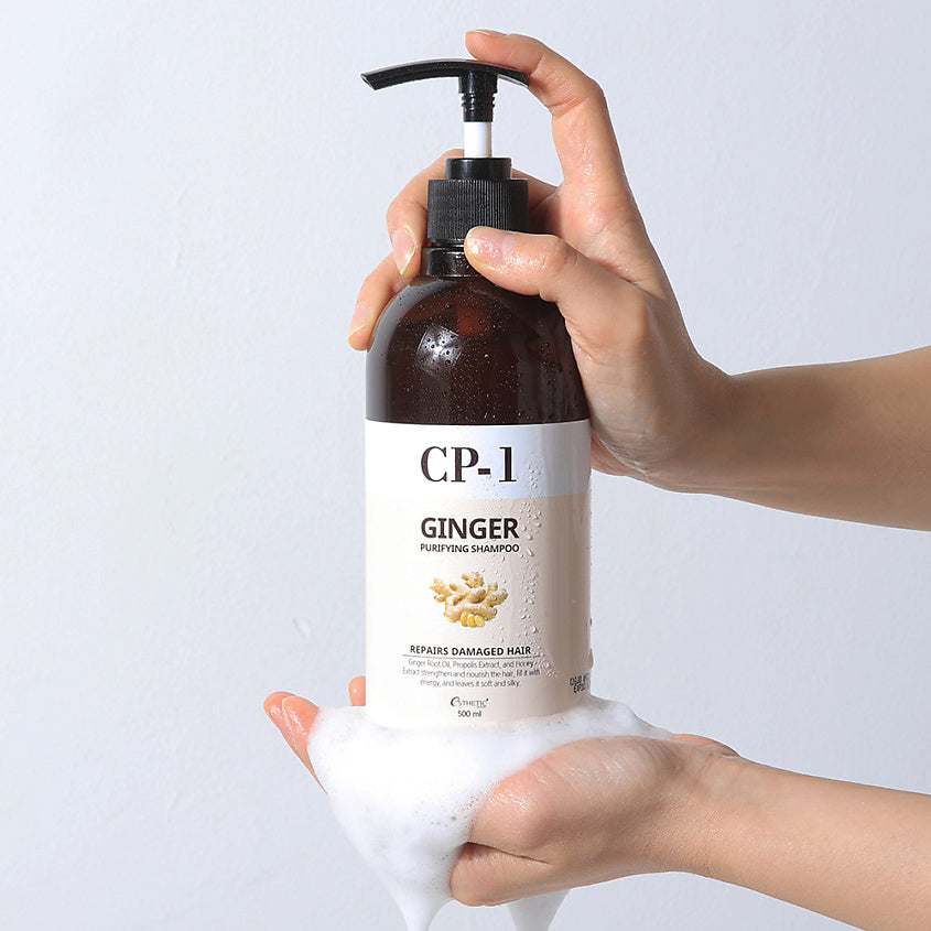 Восстанавливающий шампунь для волос с корнем имбиря CP-1 Ginger Purifying Shampoo, 500 мл