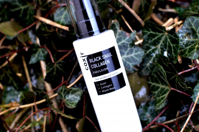 Coxir Антивозрастная эмульсия для лица Black Snail Collagen, 100 мл