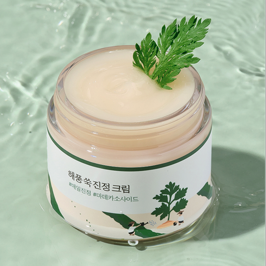 ROUND LAB Успокаивающий крем Mugwort, 80 мл