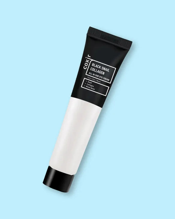 Coxir Крем для кожи вокруг глаз Black Snail Collagen All In One, 30 мл