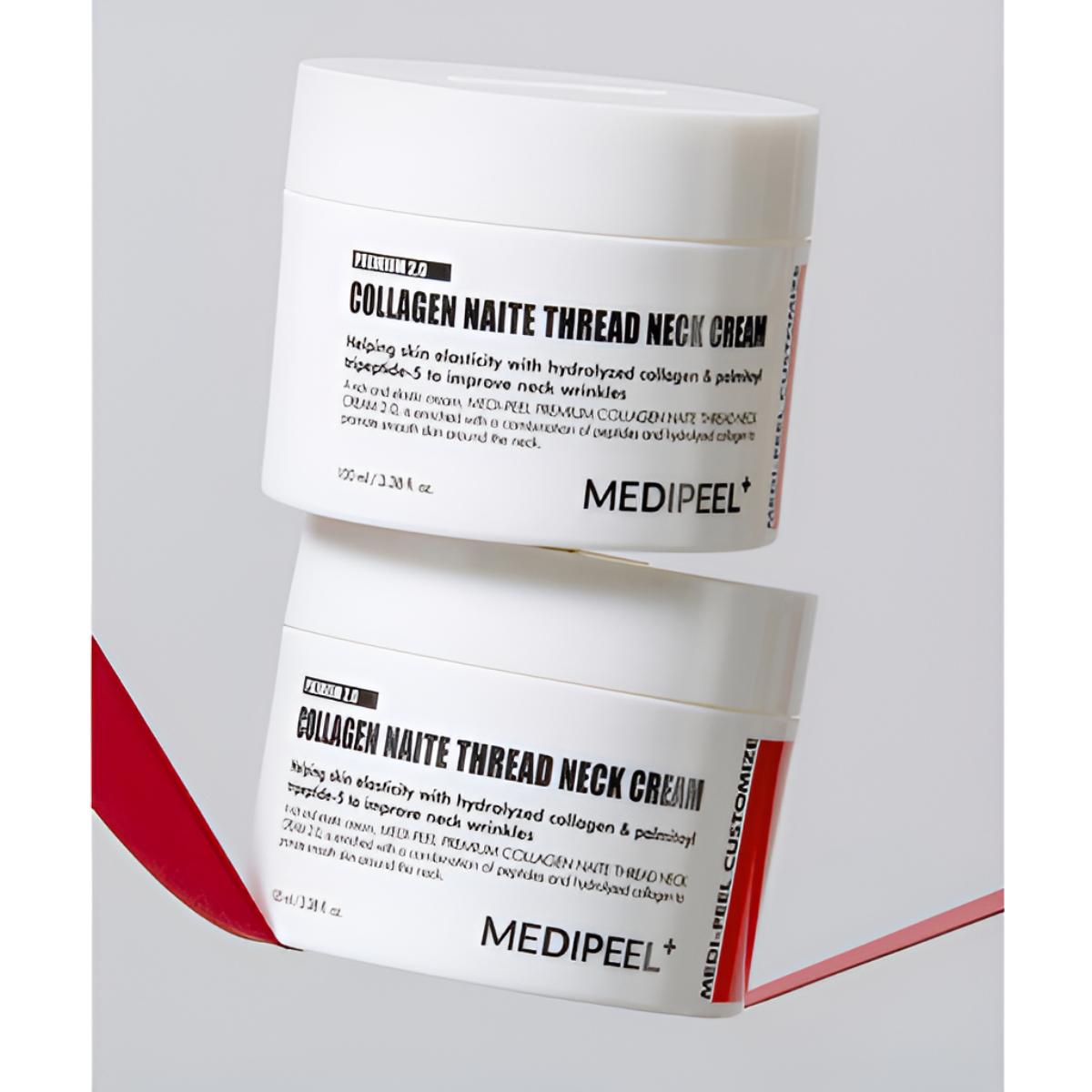 MEDIPEEL Крем для шеи Premium 2.0 Collagen Naite Thread, 100 мл