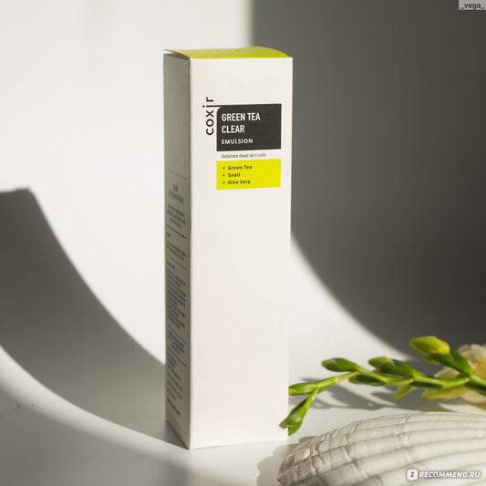 Coxir Восстанавливающая эмульсия для лица Green Tea Clear, 100 мл