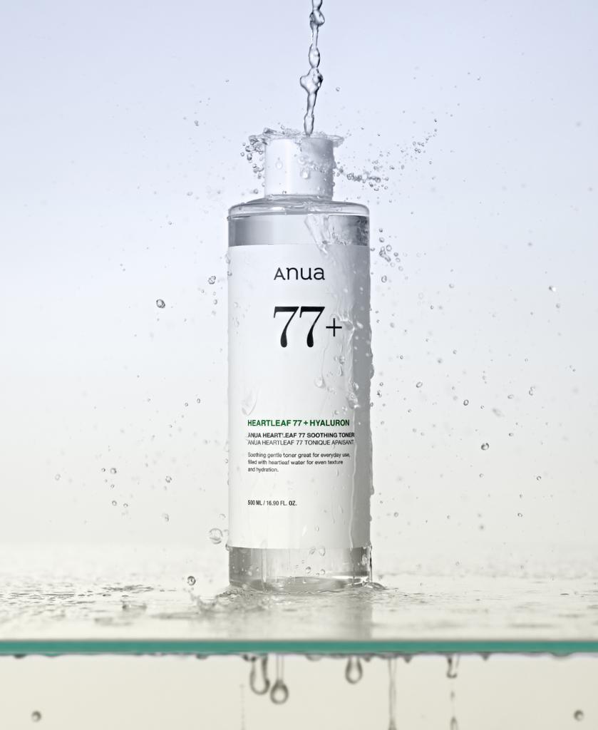Успокаивающий тоник на основе хауттюйнии Anua Heartleaf 77%+ Hyaluron Soothing Toner, 250 мл