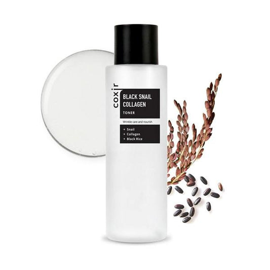 Coxir Омолаживающий тонер Black Snail Collagen, 150 мл
