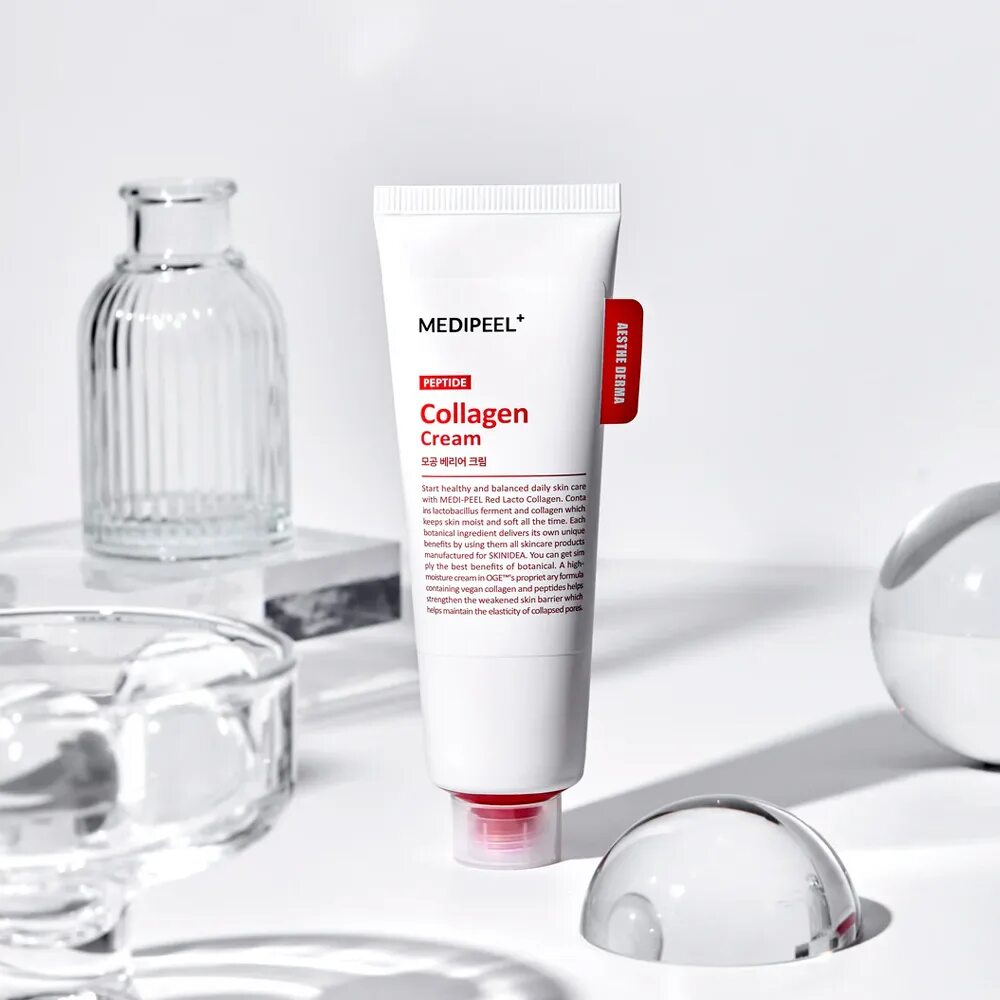 MEDIPEEL Крем для лица Red Lacto Peptide Collagen Barrier, 80 мл