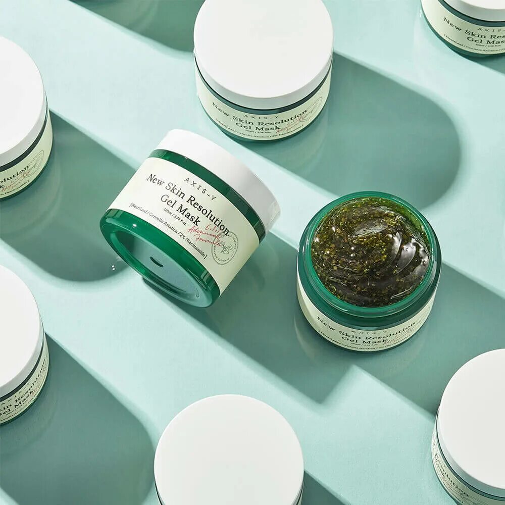 Успокаивающая гелевая маска с хауттюйнией AXIS-Y New Skin Resolution Gel Mask, 100 мл