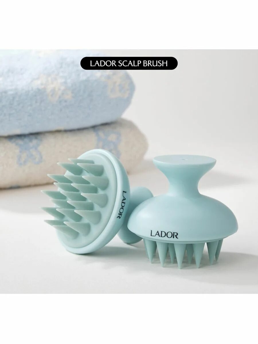 LADOR Массажная щётка для головы Scalp Massager Blue, 1 шт
