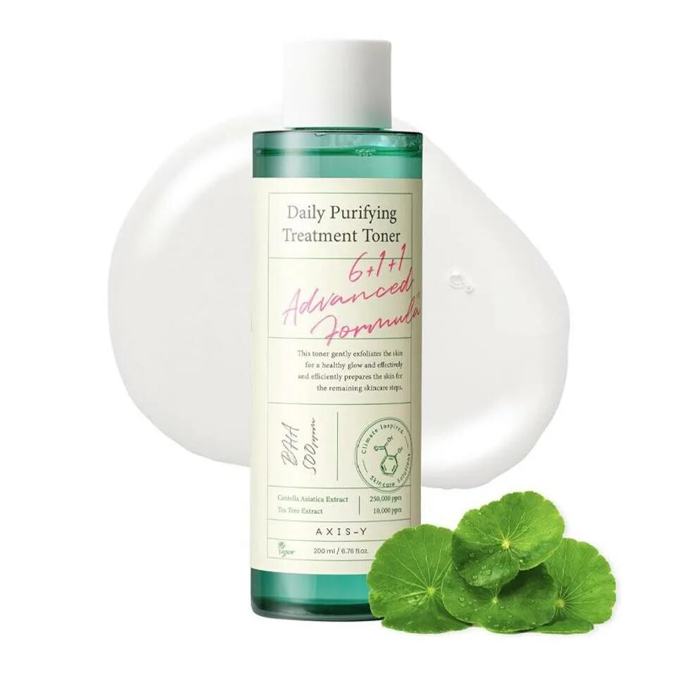 Тоник для проблемной кожи с центеллой и BHA-кислотой AXIS-Y Daily Purifying Treatment Toner,  200 мл
