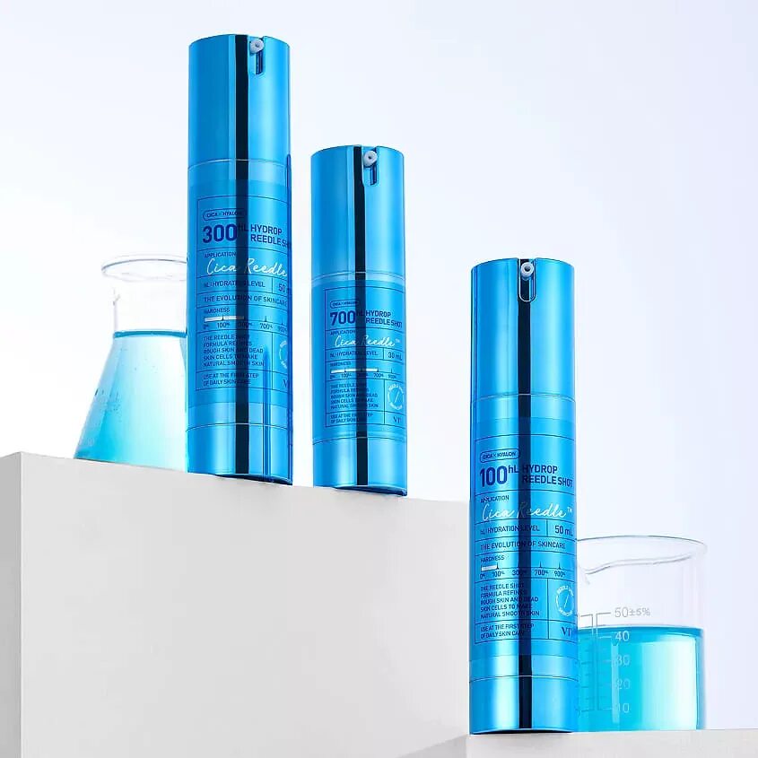 VT COSMETICS Ампула-усилитель ухода Hydrop Reedle Shot 100hL, 50 мл