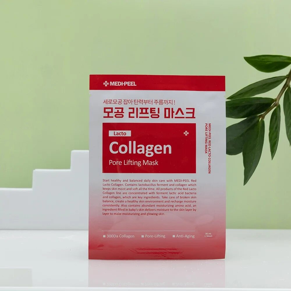 MEDIPEEL Тканевая маска Red Lacto Collagen, 1 шт