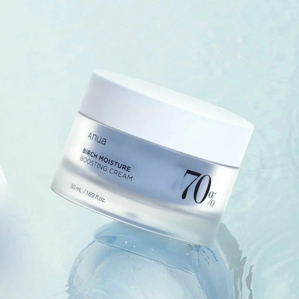 Успокаивающий крем с берёзовым соком Anua Birch 70% Boosting Cream Moisture, 50 мл