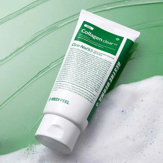 MEDIPEEL Пенка для умывания для лица Cica Collagen Clear, 300 мл
