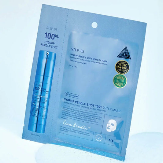 VT COSMETICS Двухфазная маска для лица Hydrop Reedle Shot 100hL 2 Step, 1 шт