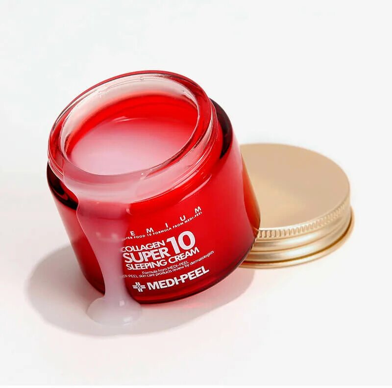 MEDIPEEL Омолаживающий ночной крем для лица Collagen Super 10, 70 мл