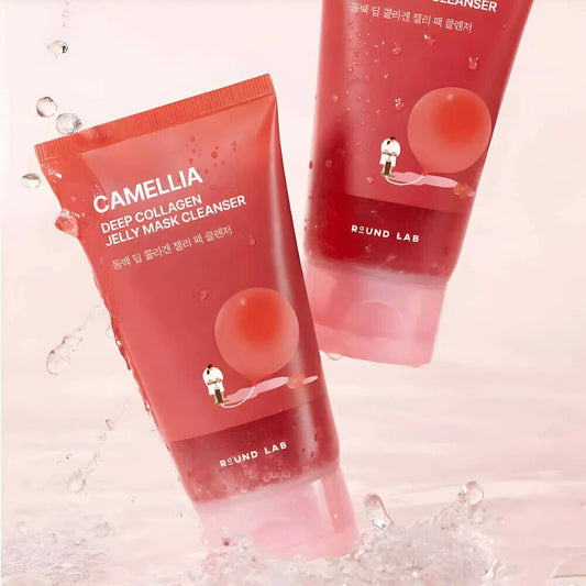 ROUND LAB Очищающая гель-маска Camellia Deep Collagen Jelly, 150 мл