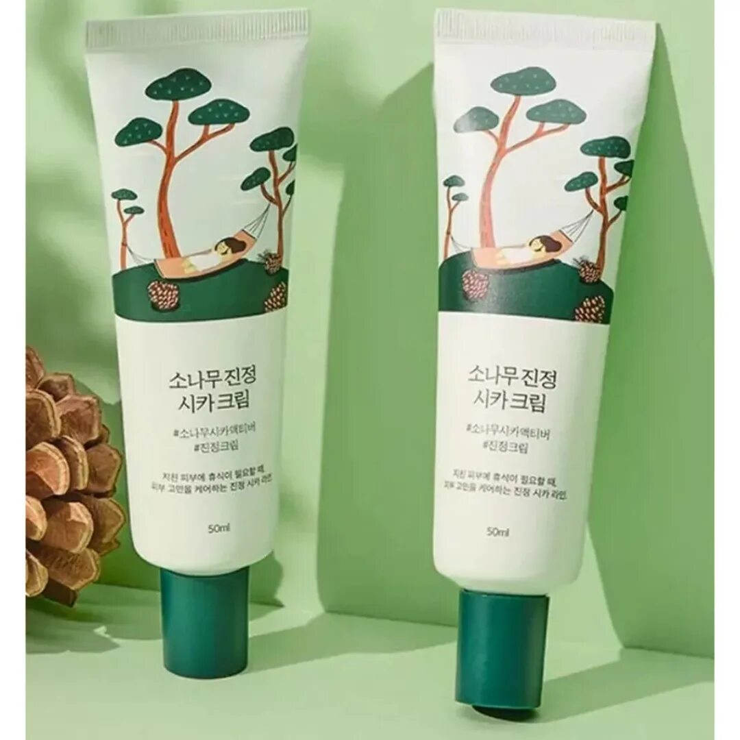 ROUND LAB Успокаивающий крем Pine Calming Cica, 50 мл