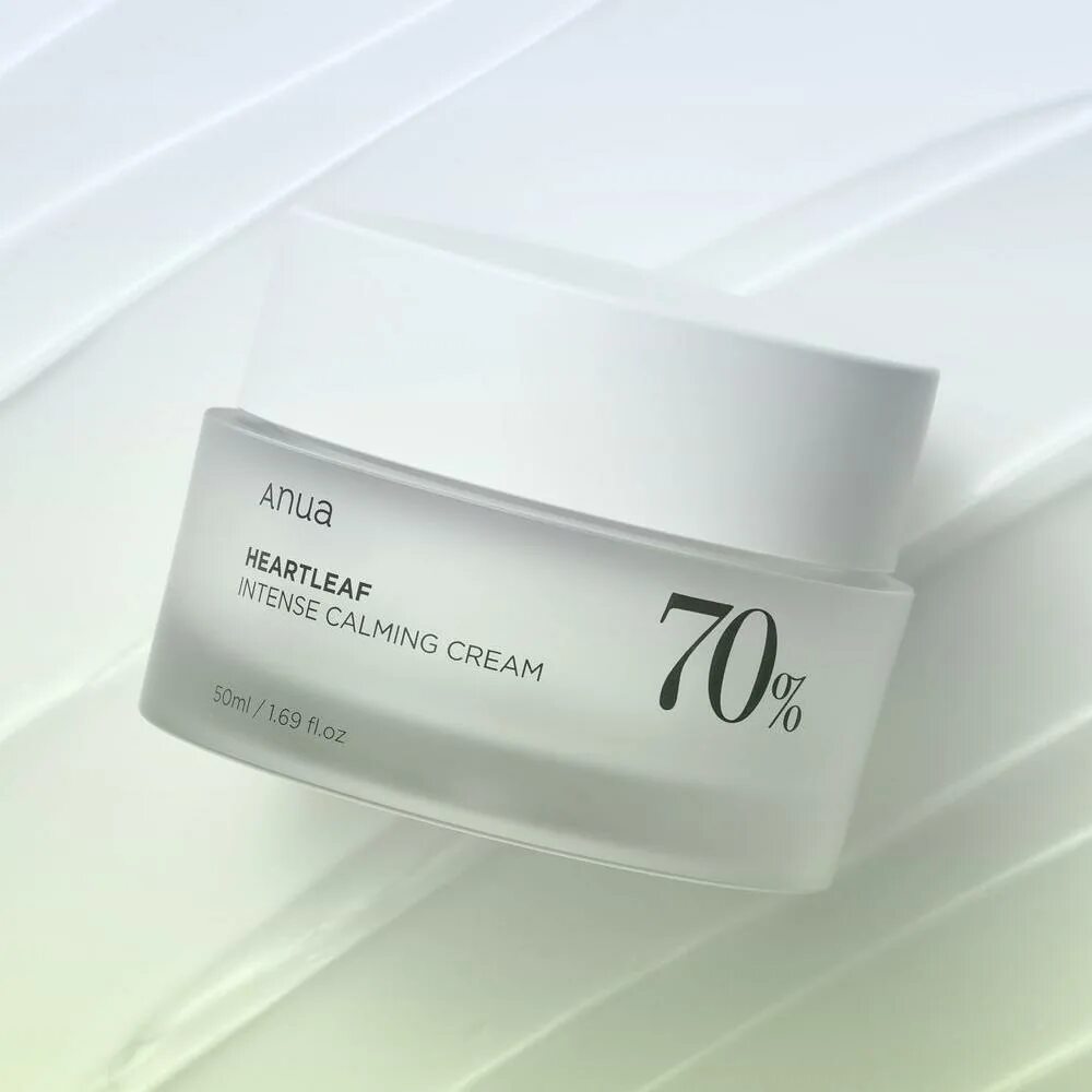Интенсивный барьерный крем на основе хауттюйнии Anua Heartleaf 70% Intense Calming Cream, 50 мл