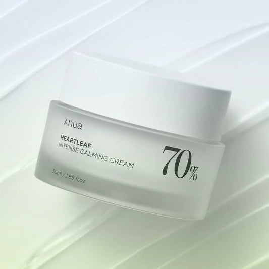 Интенсивный барьерный крем на основе хауттюйнии Anua Heartleaf 70% Intense Calming Cream, 50 мл