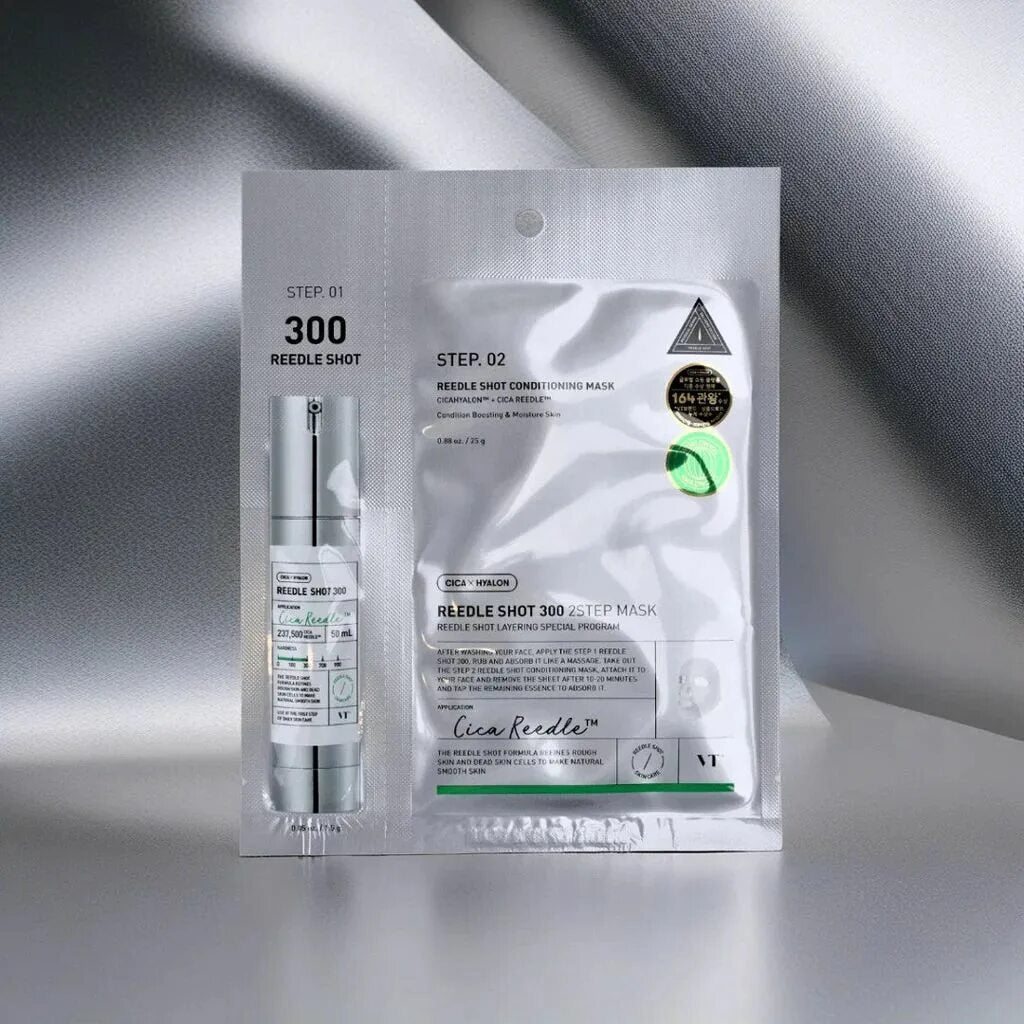 VT COSMETICS Двухфазная маска для лица Reedle Shot 300 2 Step, 1 шт