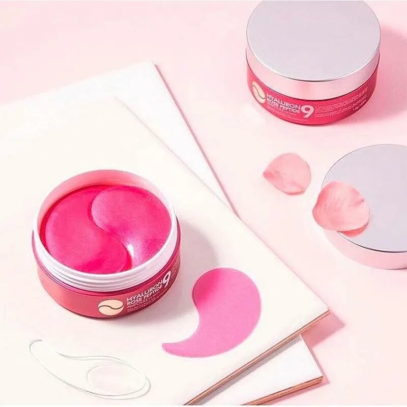 MEDIPEEL Гидрогелевые патчи Hyaluron Rose Peptide 9, 60 шт