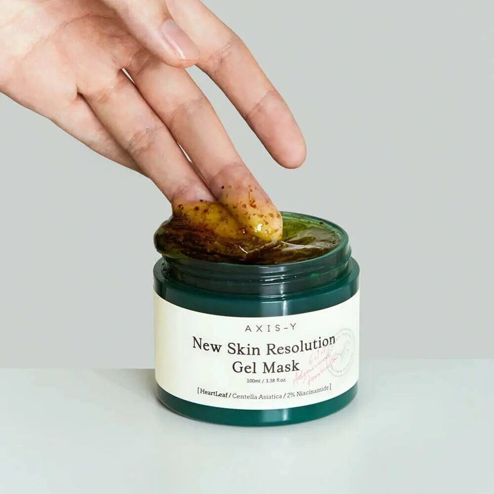 Успокаивающая гелевая маска с хауттюйнией AXIS-Y New Skin Resolution Gel Mask, 100 мл