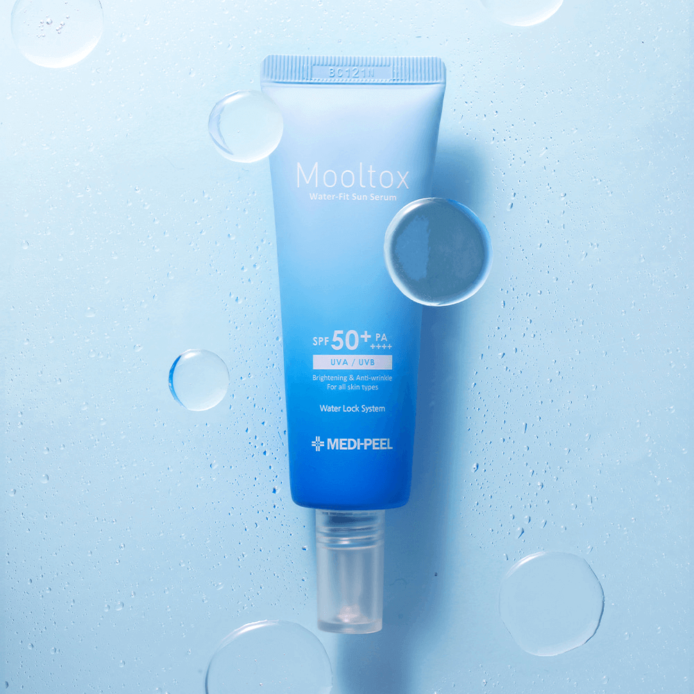 MEDIPEEL Солнцезащитный крем для лица Mooltox Hyaluronic Acid Air Fit SPF50+ PA++++, 50 г