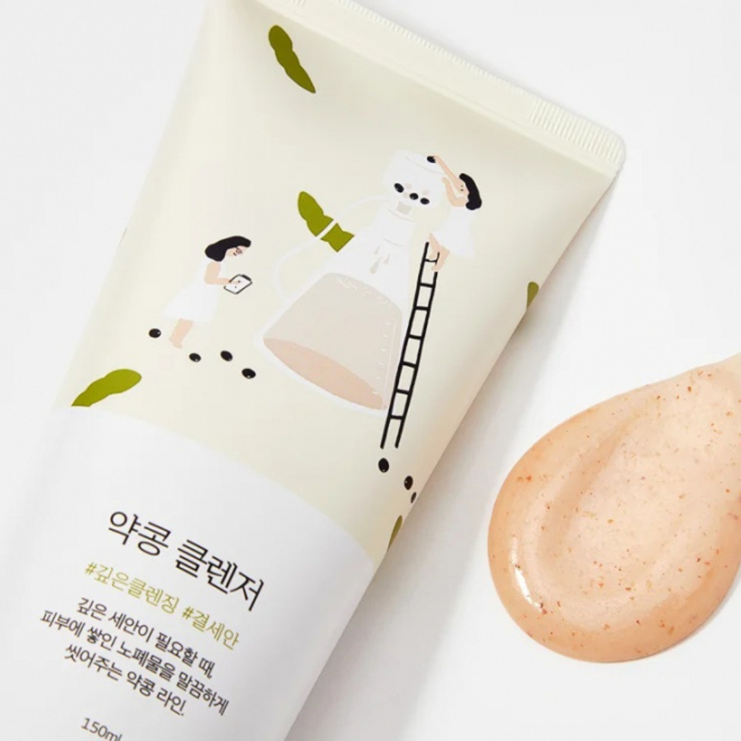 ROUND LAB Пенка-скраб для лица Soybean, 150 мл