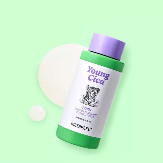 MEDIPEEL Успокаивающий тонер-эссенция Young Cica PDRN Trouble Soothing, 200 мл