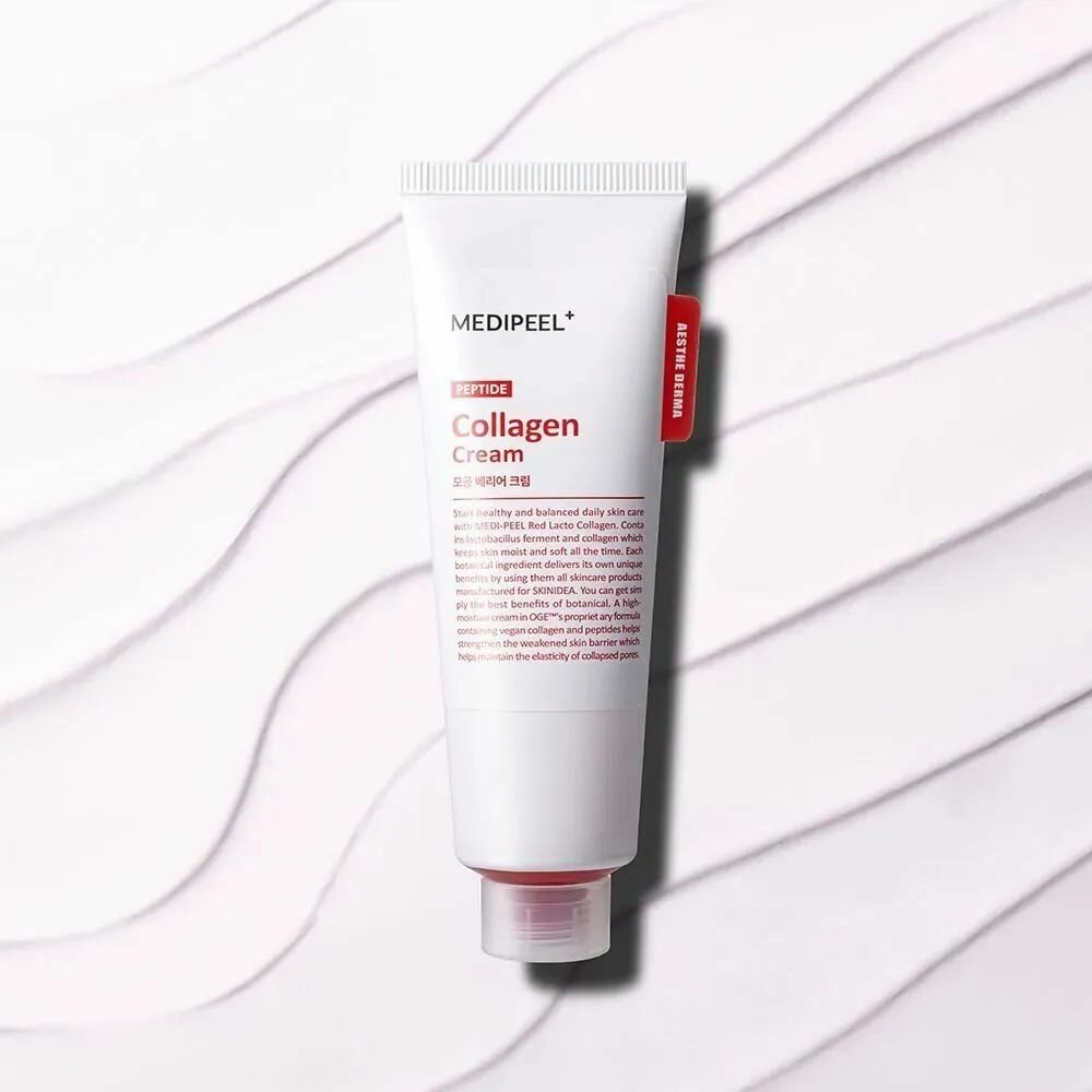 MEDIPEEL Крем для лица Red Lacto Peptide Collagen Barrier, 80 мл
