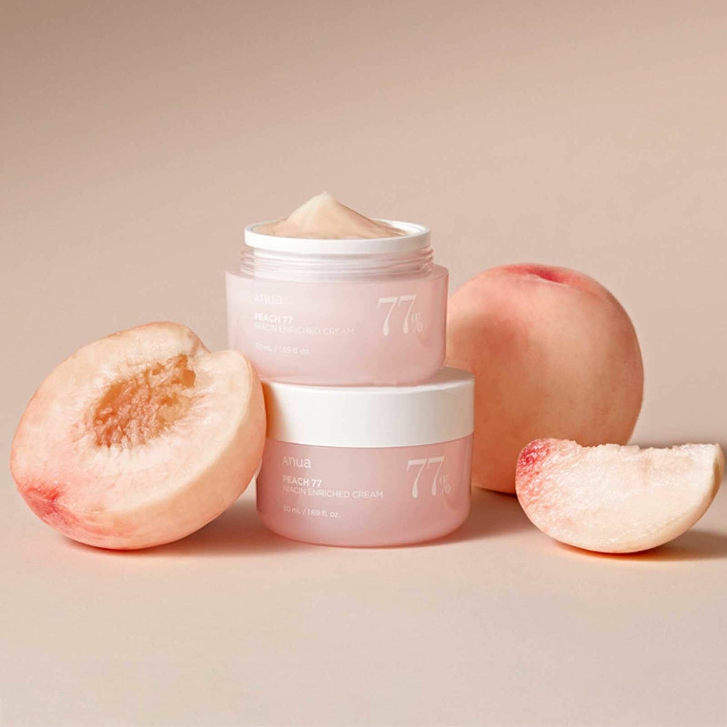 Интенсивный крем-пудинг для гладкой и сияющей кожи Anua Peach 77 Niacin Enriched Cream, 50 мл