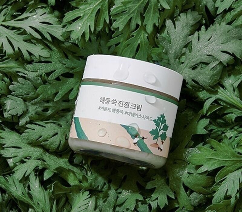 ROUND LAB Успокаивающий крем Mugwort, 80 мл