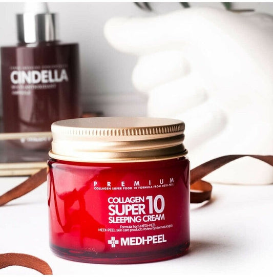MEDIPEEL Омолаживающий ночной крем для лица Collagen Super 10, 70 мл